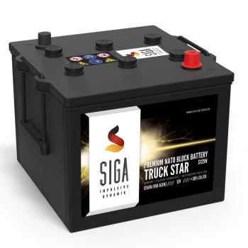 Batteria NATO per camion SIGA TRUCK STAR 125Ah 12V